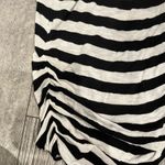 Victoria's Secret Victoria Secret Small Black and White Striped Shirt Dress Photo 1