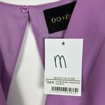 DO+BE Romper Deep V Neck Open Back Lavender Purple Size Medium Photo 5