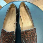 Madewell  The Frances Skimmer in Painted Leopard Calf Hair Size 8 Photo 2