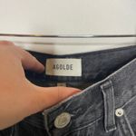 AGOLDE New  Odin Grey mid-rise Exaggerated denim maxi skirt sz 27 Photo 2