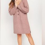 Old Navy NWT Size S  Long-Sleeve Rib-Knit Mini Sweater Dress Photo 0