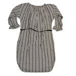 Loft Ann Taylor Womens Tunic Dress Striped Belted Short Sleeves Pullover XS Photo 7