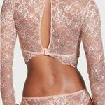 Victoria's Secret NWT Victoria’s Secret Dream Angels Allure Shimmer Long Sleeve Bra Top Lace XL Photo 1