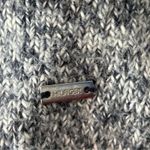 Tommy Hilfiger  Metallic Stripe Cowl Neck Sweater XS Marbled Grey Photo 7