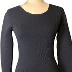 Torn By Ronny Kobo Torn‎ by Ronny Kobo Black Body Con Mini Dress Chevron Knit Size Medium Photo 3