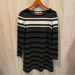Max Studio Super cute contrast stripe  shirt dress good quality long sleeve Photo 7