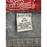 No Excuses Vtg Y2K Denim Midi Skirt 9/10 Blue 100% Cotton Cottagecore Prairie Trad Wife Photo 5