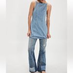 Free People #55 NWT  Mara Denim Mini Dress in Ava Wash Photo 2