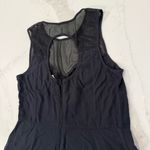 Garage  High Neck Mesh Overlay Sweetheart Neckline Mini Dress Womens Medium Black Photo 7