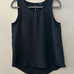 Pleione sleeveless black hi low tank top blouse size small Photo 0