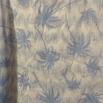 Gap  Blue/White Palm Tree Print Scoop Neck Tank S Photo 5