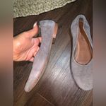 Bernardo  suede gray beige ballet flats $200 casual fall boho Italy classic 6 Photo 2