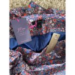 J.Crew Women's Liberty Floral Print Tie Waist Shorts Size 6 New with Tag Blue Photo 3