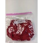 Taylor & Sage shirt with floral prints and lace and crochet Red Sz S Photo 10