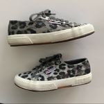 Superga  Cheetah Print Sneakers Gray Velvet Women's Size 36 US 6 Photo 2