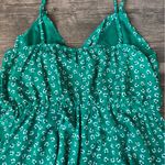HYFVE  Women’s Green Floral Short Jumpsuit Size M Photo 8