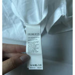 Fiorucci  100% Organic Cotton Crop Tee Shirt White Sz XS Piggy Pig Holding a flag Photo 4