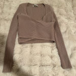 Abercrombie & Fitch Abercrombie Wrap Front Sweater Photo 0