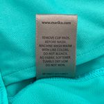 Marika Sport Marika Zip Front Sports Bra Padded Teal Green Blue Mesh High Impact Top Size M Photo 6