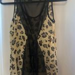 Timing Leopard Print Womens Sheer Tank Top Photo 3