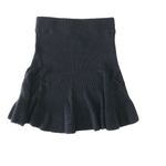 Free People  solid gold swingy sweater skirt black Photo 4