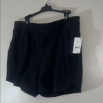 Land’s End Women's Black Swim Shorts w/ briefs Sz 14 Photo 0