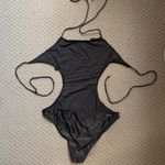 Thayer Fringe One Piece Swimsuit XS/S Gray Photo 5