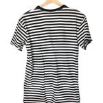 ASOS Black & White Stripe Swimming With Bears Crew Neck T-Shirt M Photo 1