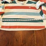 Champion Rare  Striped Throwback Cropped Sweatshirt Photo 7