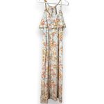LC Lauren Conrad Lauren Conrad Women's Floral Tiered V-Neck Cinch Waist Long Maxi Dress sz M Whim Photo 3