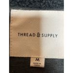 Hem & Thread  Medium Sherpa Shacket Dark Olive Green Warm Cozy Photo 4