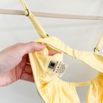 Blackbough Yellow Cutout Swim Bikini Top Photo 3