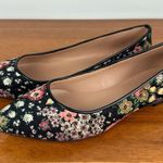 Sundance New! Black Floral Marais Flats, 5.5 US / 36 EU Photo 3