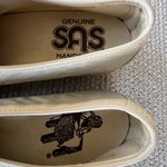 Vintage SAS Ivory Tassel Penny Loafers Genuine Leather Handsewn Made in USA Sz 9 White Photo 4