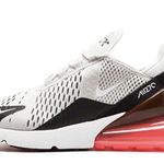 Nike  air max 270 sneakers in light bone/hot punch Photo 0