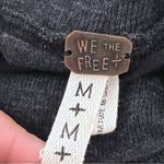 Free People We The Free Gray Tunic Top SZ M Split Back Turtleneck Photo 5