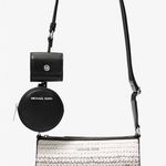 Michael Kors  Black and White Woven Bag Trio Photo 1
