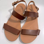 Ancient Greek Sandals Clio Brown Leather Sandals Size 36 US 6 VGUC Photo 0