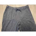 Pure Jill Petite XL Linen Cotton Gauzy Cropped Pockets Drawstring Travel PXL Blue Photo 4