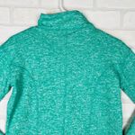Ivory Ella ‎ Womens Pullover Small Teal Green Half Zip Pockets Elephant Logo Photo 8