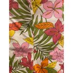 Brand New Briggs Women's Size 6P Petite White Pink Floral Cropped Pants Photo 1