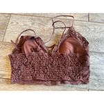 Victoria's Secret PINK Lace Bralette Medium Fairy Crochet Romantic Bra Babydoll Photo 3