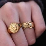 Cupid Ring Cherub Ring Love Angel Ring Baby Angel Ring Gold Photo 1