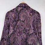 Coldwater Creek Vintage Y2K Jacket Womens 8P Purple Paisley Forest Fairy Lined Photo 8