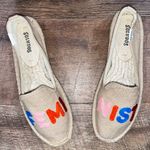Soludos Anthropologie Espadrilles Flats with Embroidered Feminist Detail Photo 10