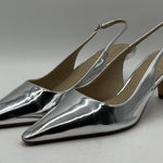 Sam Edelman Womens Bianka Soft Silver Patent Slingback Pump Sz 9 Photo 0