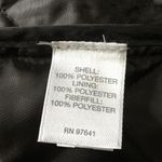 J.Jill Black & Burgundy Paisley Quilted Fall Winter Spring Zip Up Vest XSP Photo 7