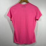 Under Armour 2 Shirts Women L Pink Short Sleeve Green Long Sleeve Heatgear Sport Photo 1