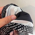 Lululemon - Time To Sweat Crop 23" Free Spirit Alpine White Black Leggings Gym Photo 6