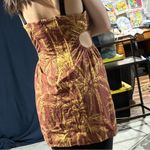 Strapless cutout Dress Brown Size 6 Photo 2